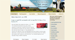 Desktop Screenshot of hicksales.com
