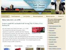 Tablet Screenshot of hicksales.com